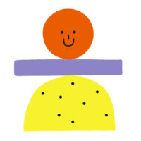 Happy face naranja