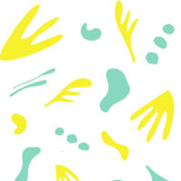 Matisse aqua y amarillo